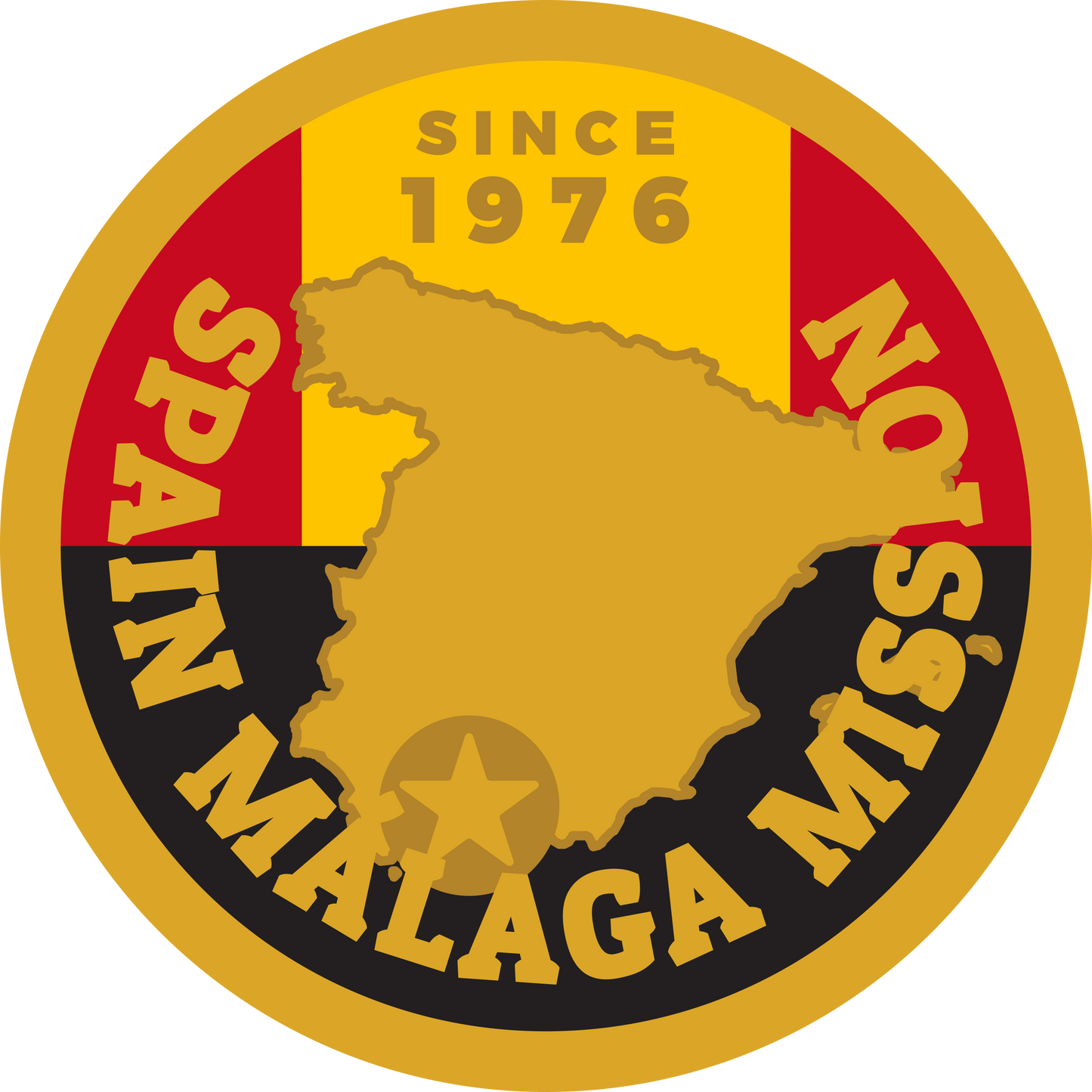 spain malaga mission decal