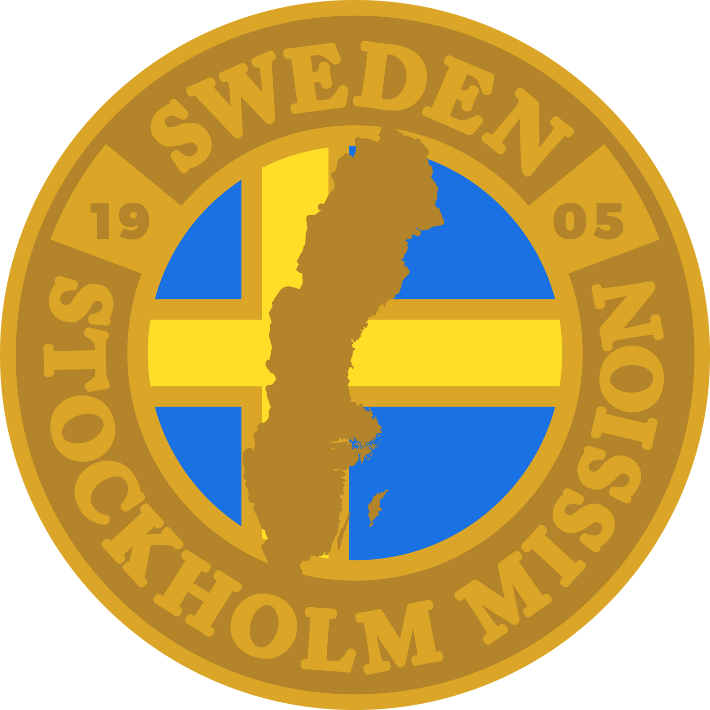 sweden stockholm mission decal