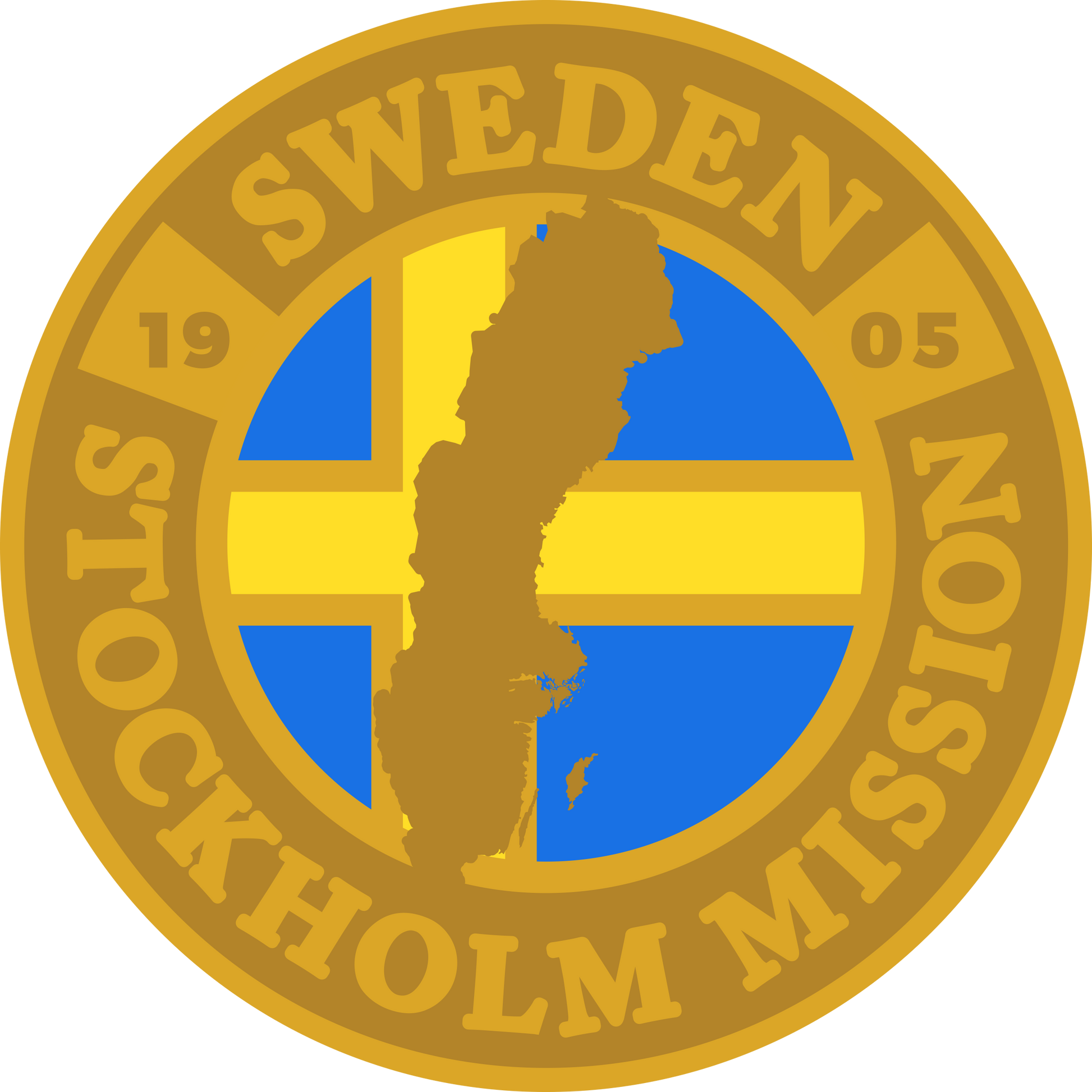 sweden stockholm mission decal