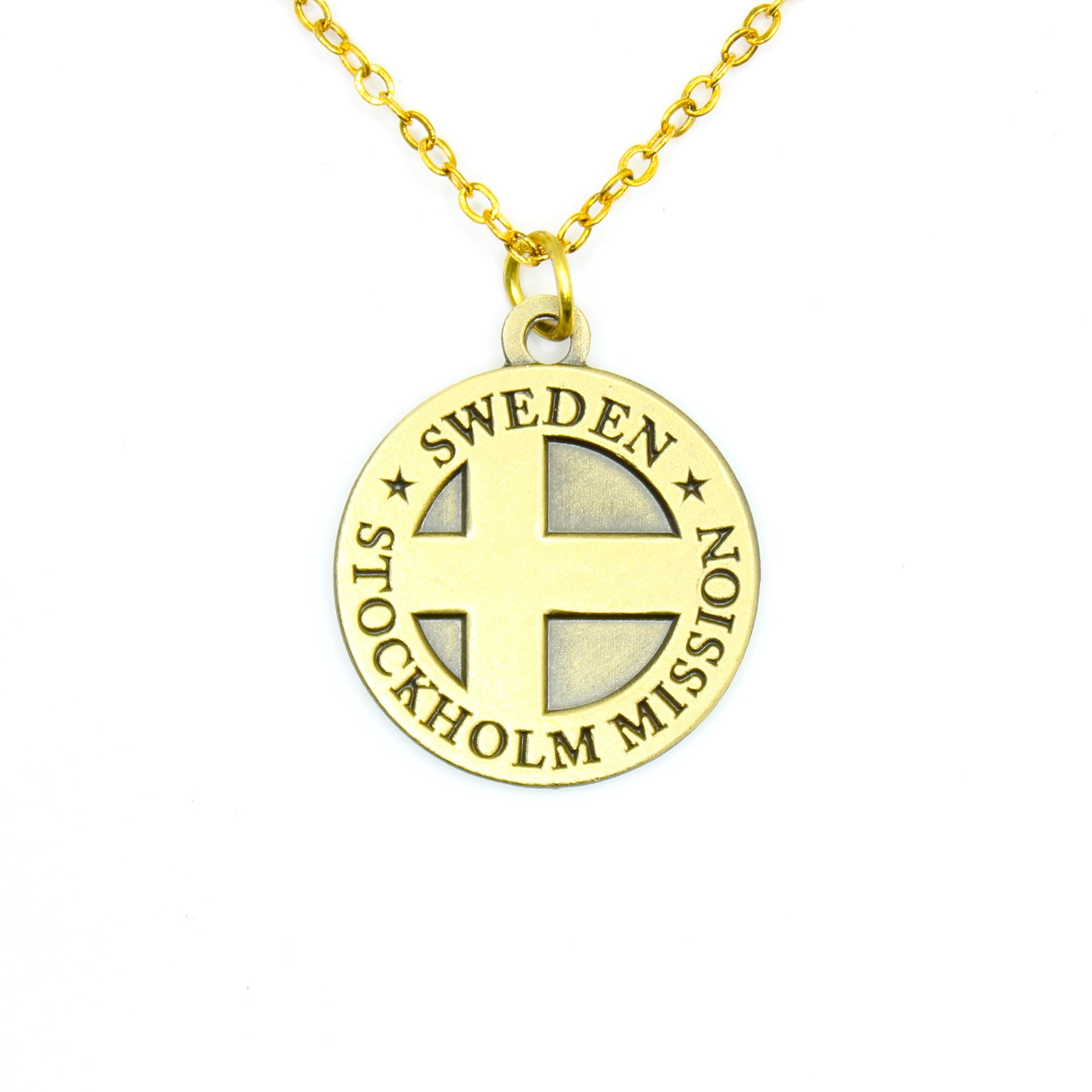 sweden stockholm mission necklace