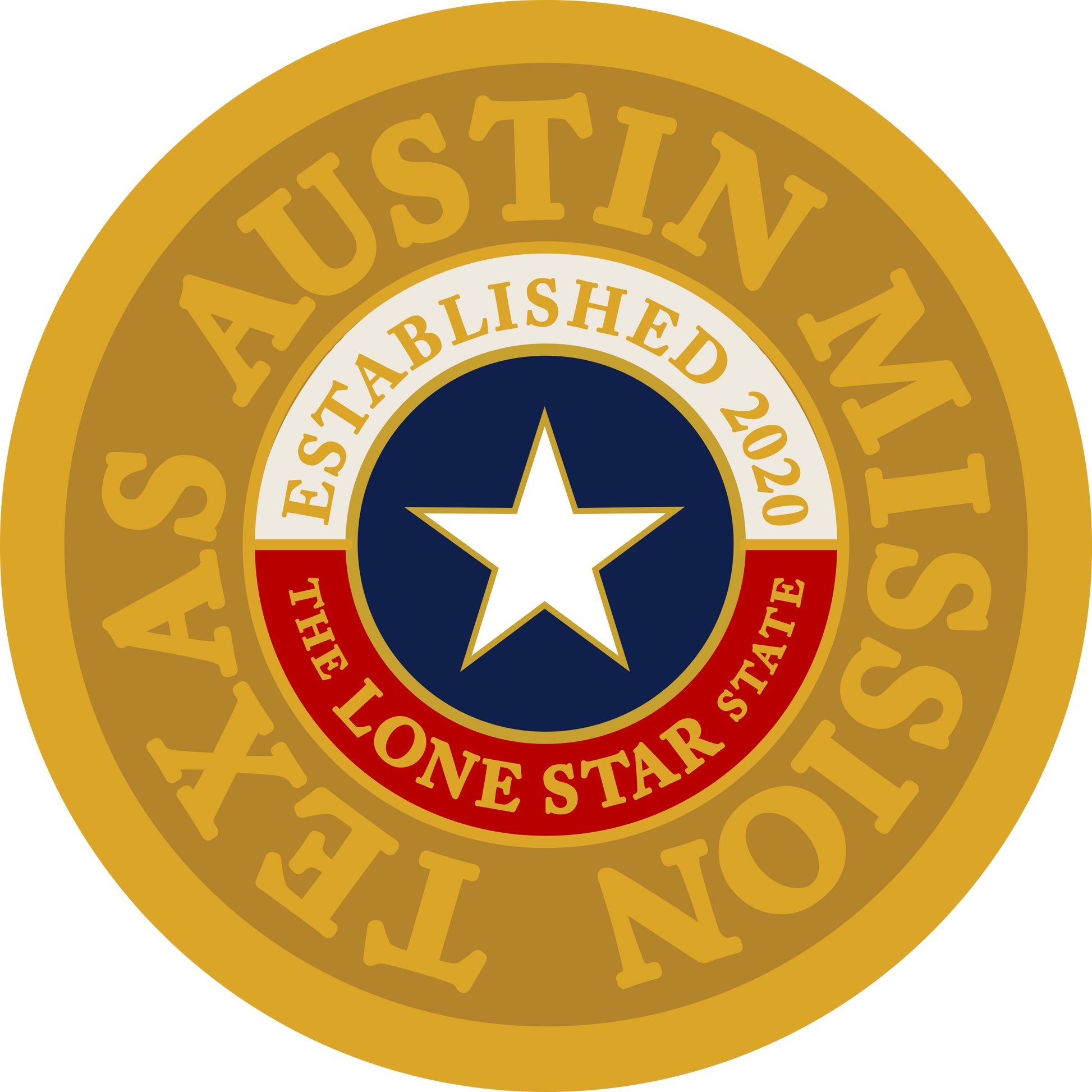 texas austin mission decal