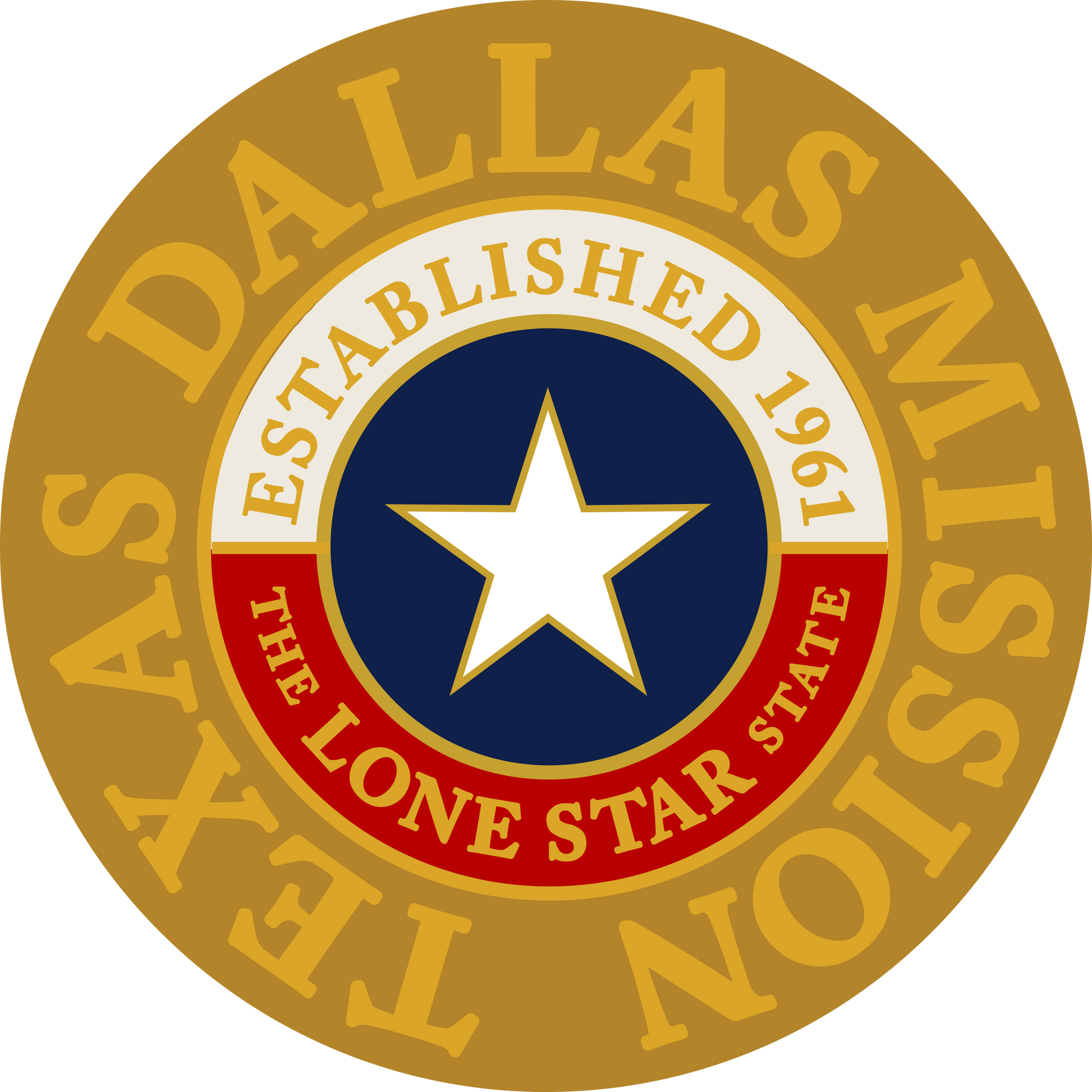 texas dallas mission decal