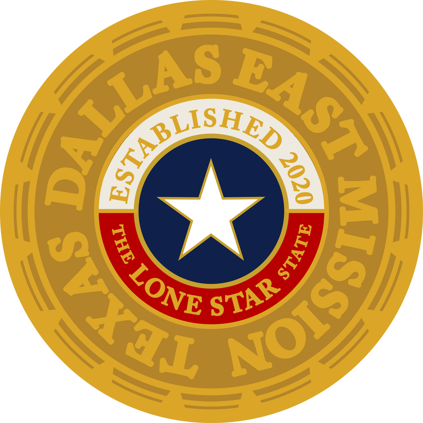 texas dallas east mission decal