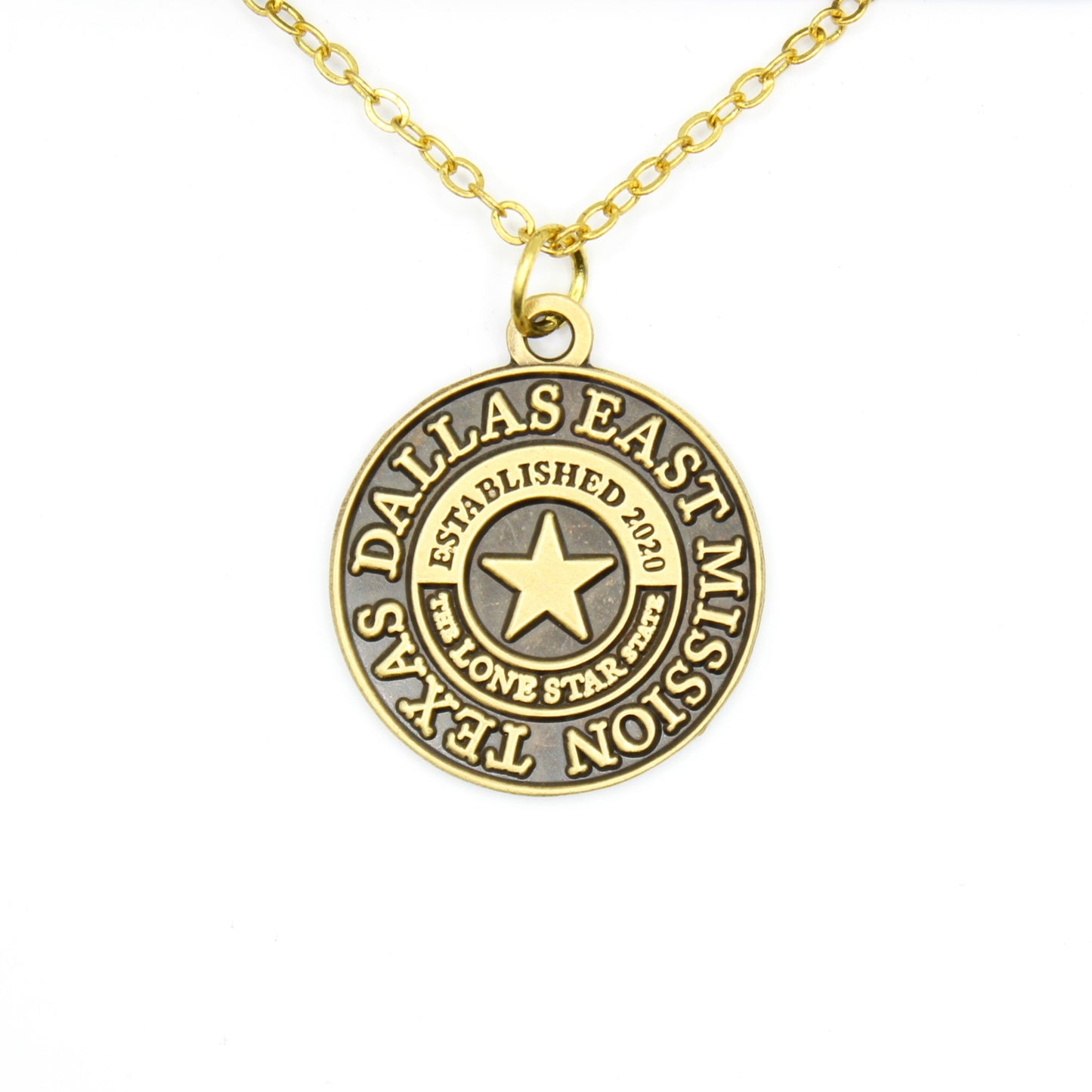 texas dallas east mission necklace