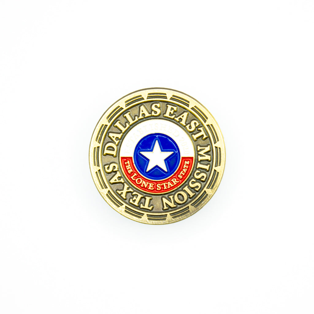 texas dallas east mission pin