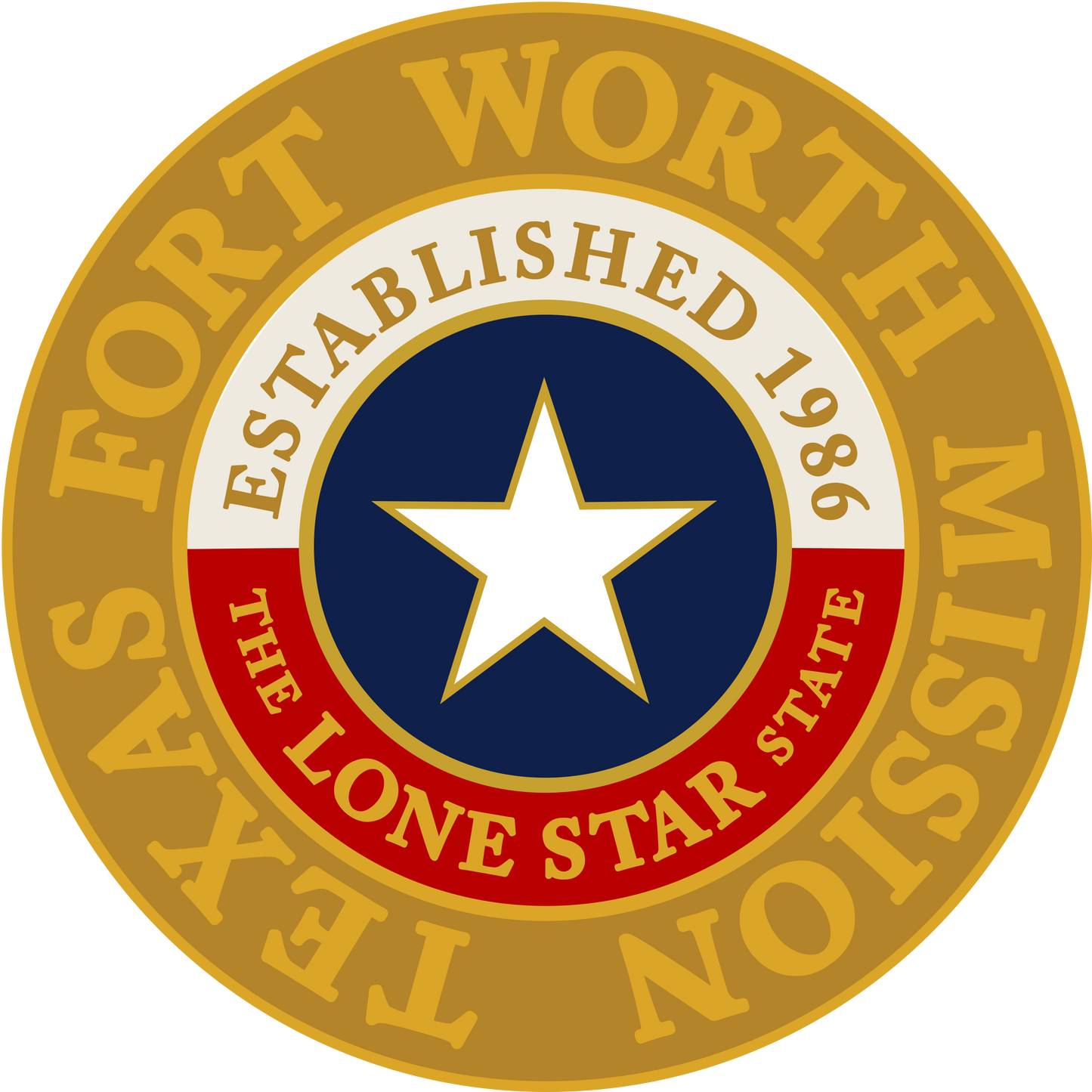 texas fort worth mission decal