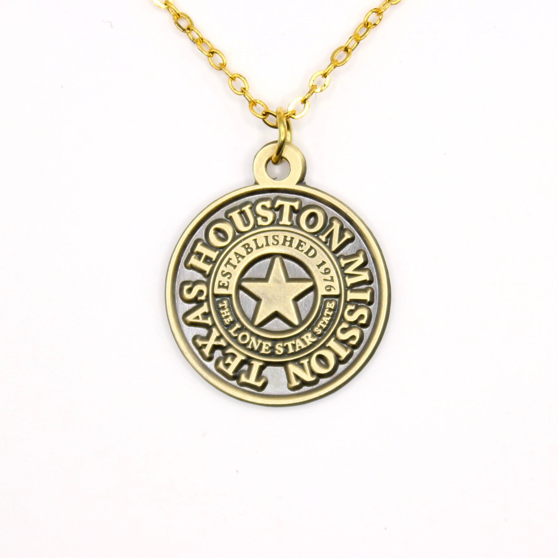 texas houston mission necklace