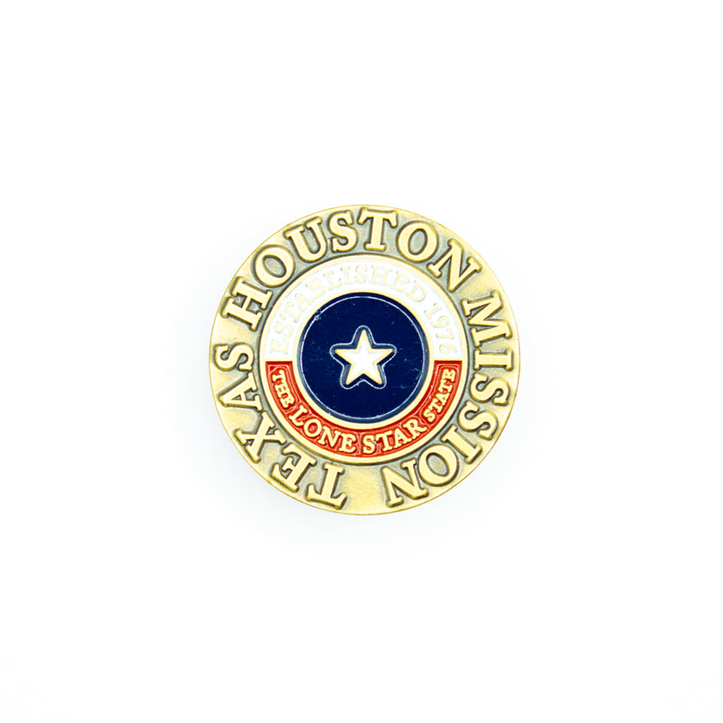 texas houston mission pin