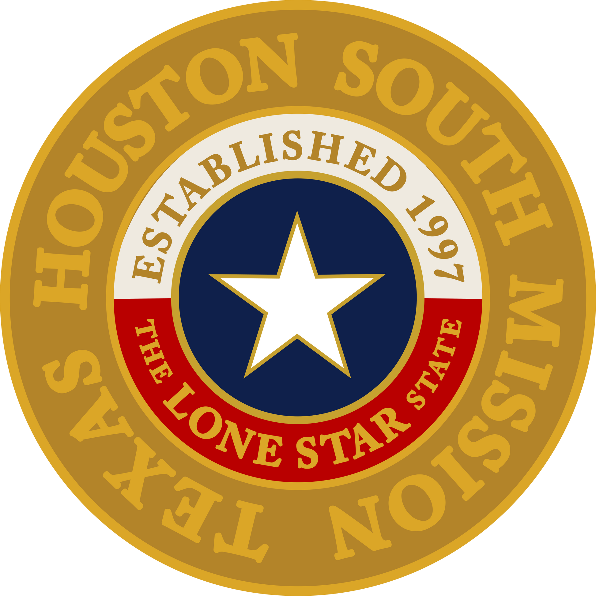 texas houston south mission decal