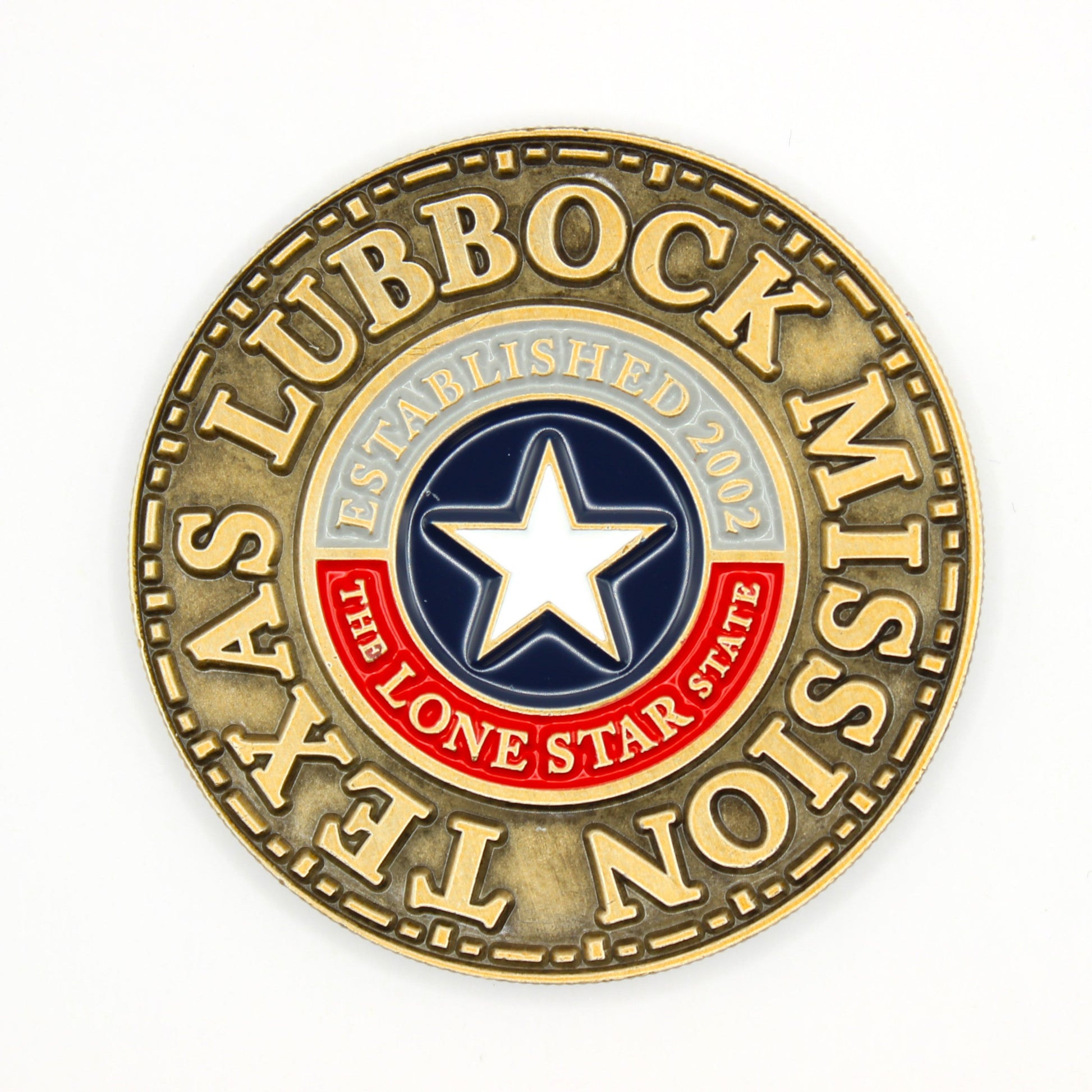 texas lubbock mission coin