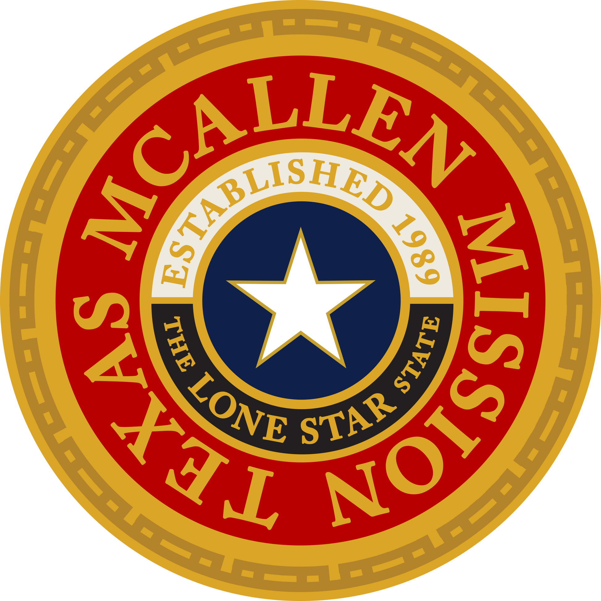 texas mcallen mission decal