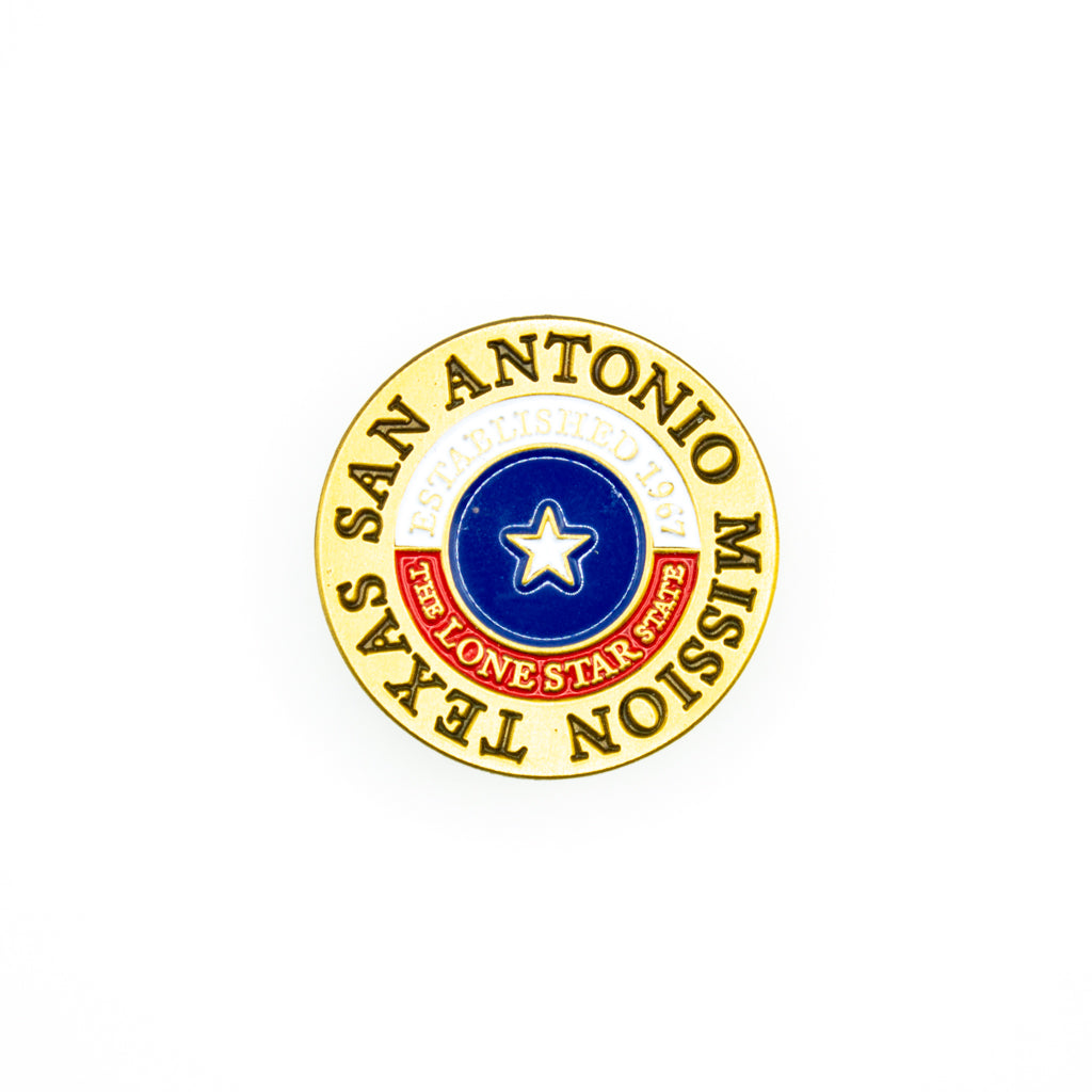 texas san antonio mission pin