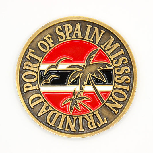 trinidad port of spain mission coin