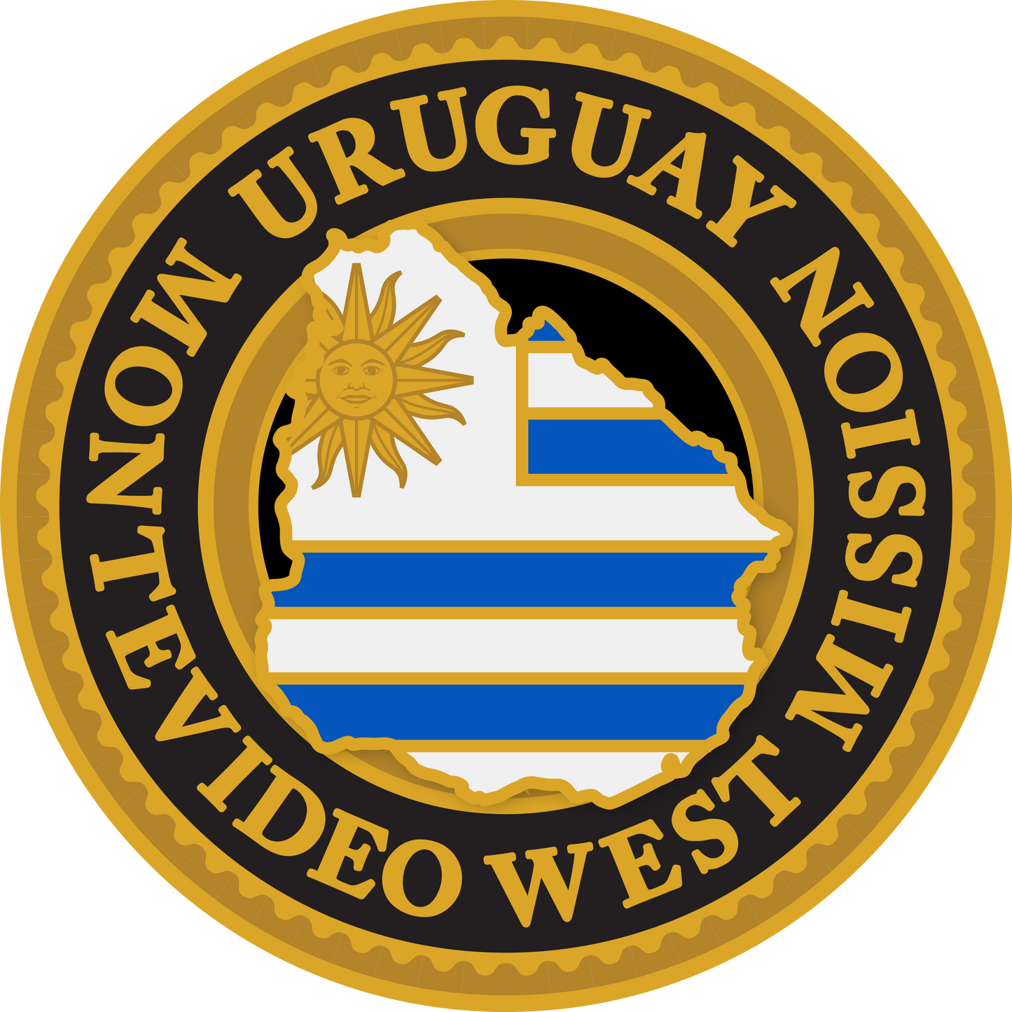 uruguay montevideo west mission decal