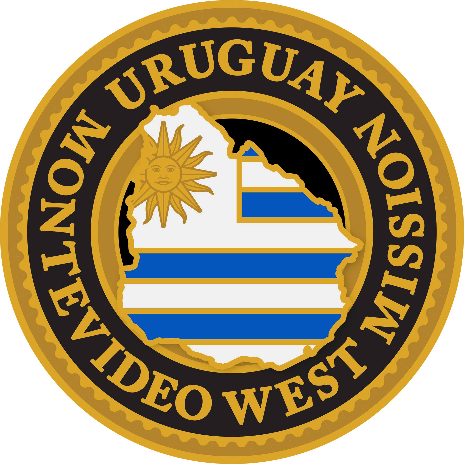 uruguay montevideo west mission decal