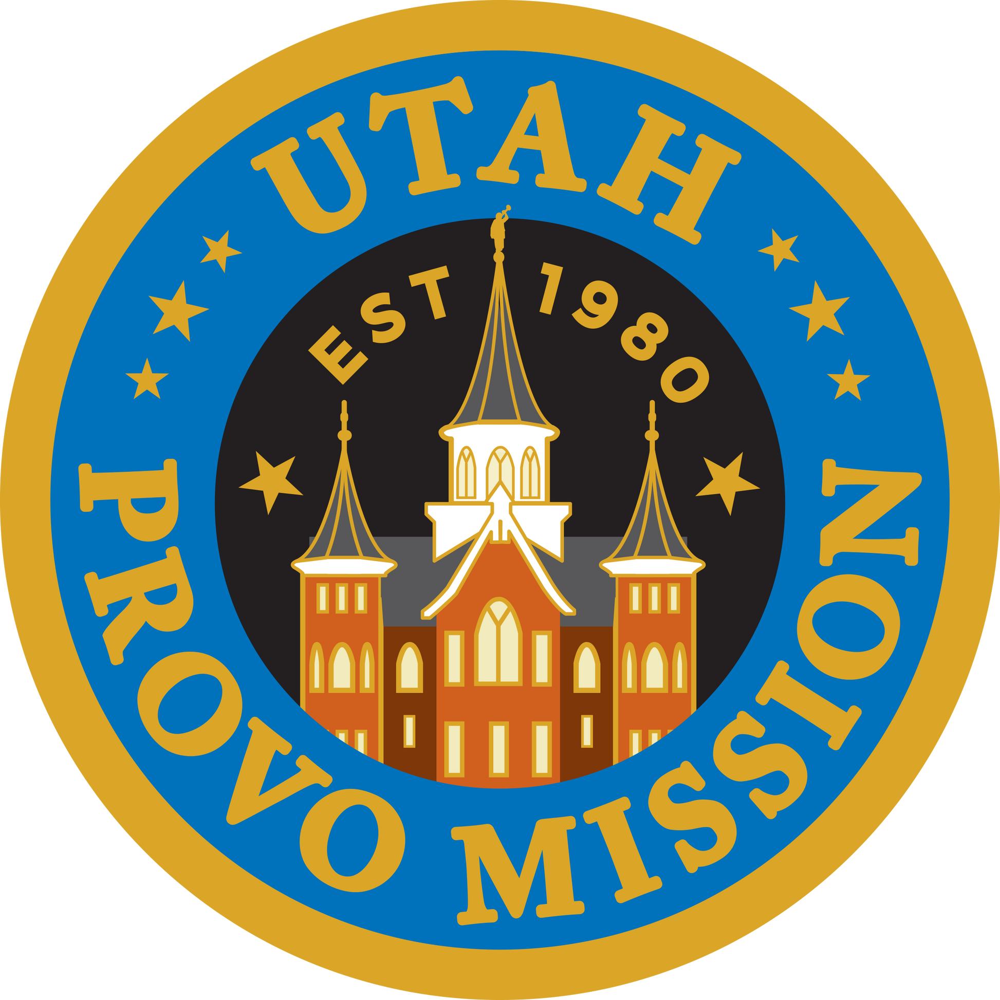 utah provo mission decal