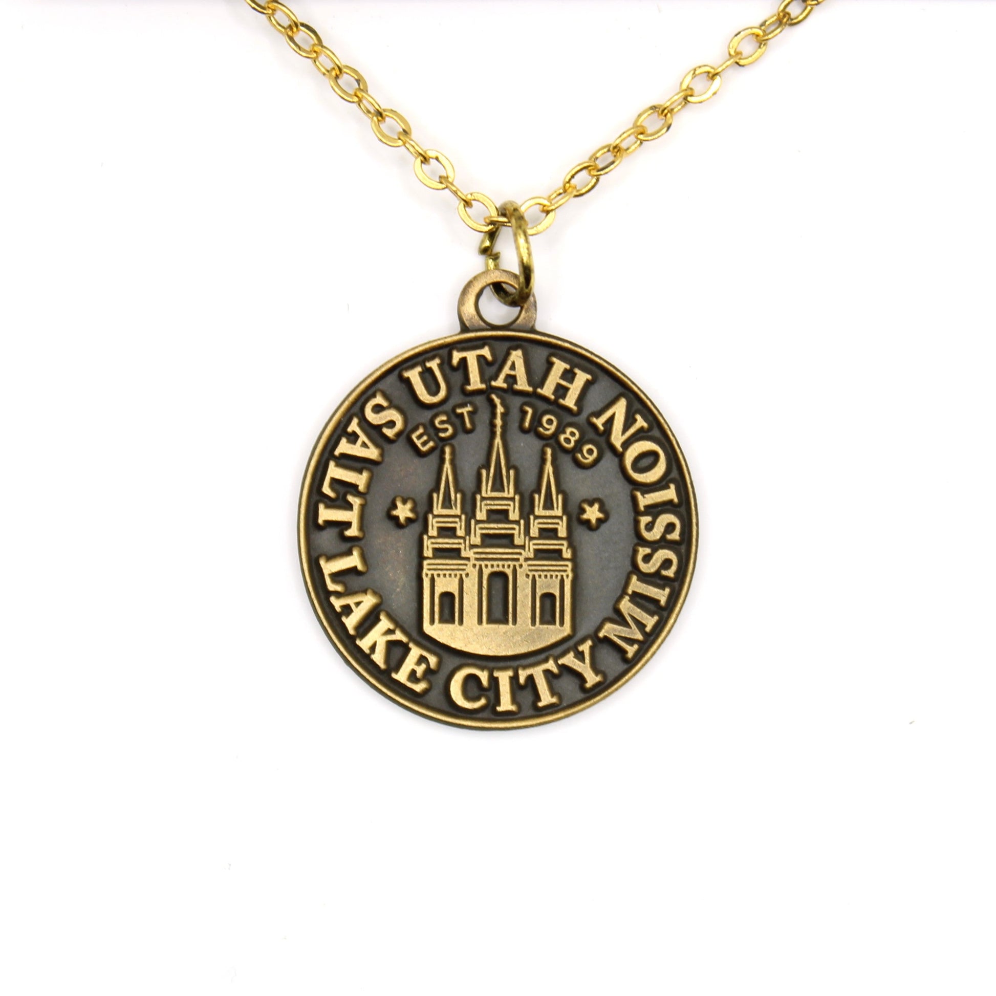 utah salt lake city mission necklace