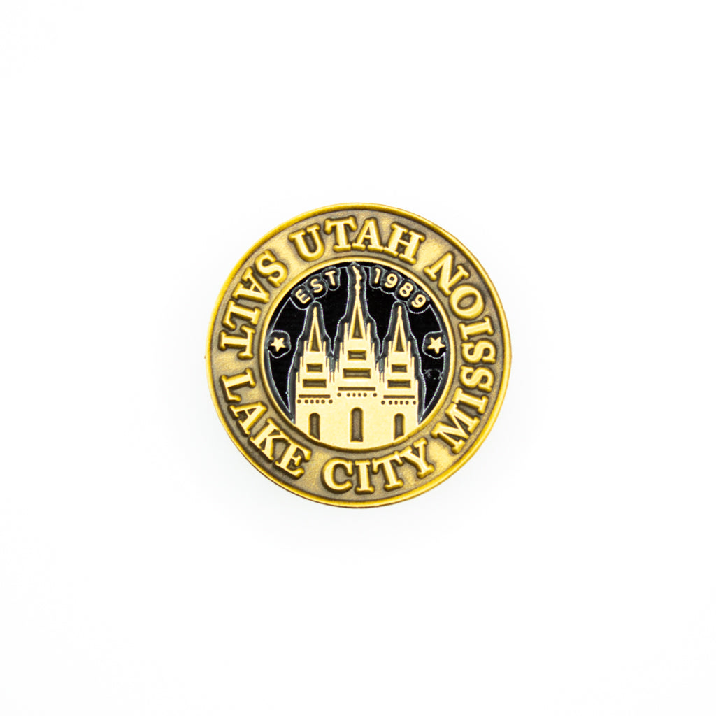 utah salt lake city mission pin