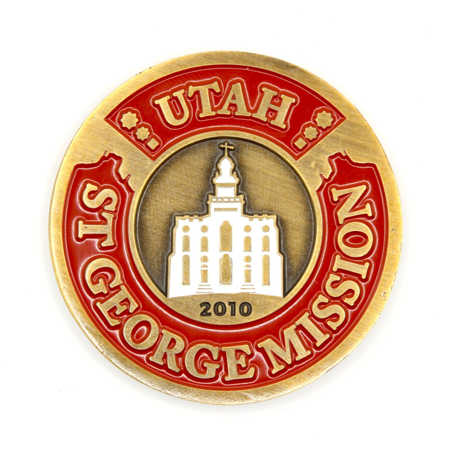 utah st george mission coin