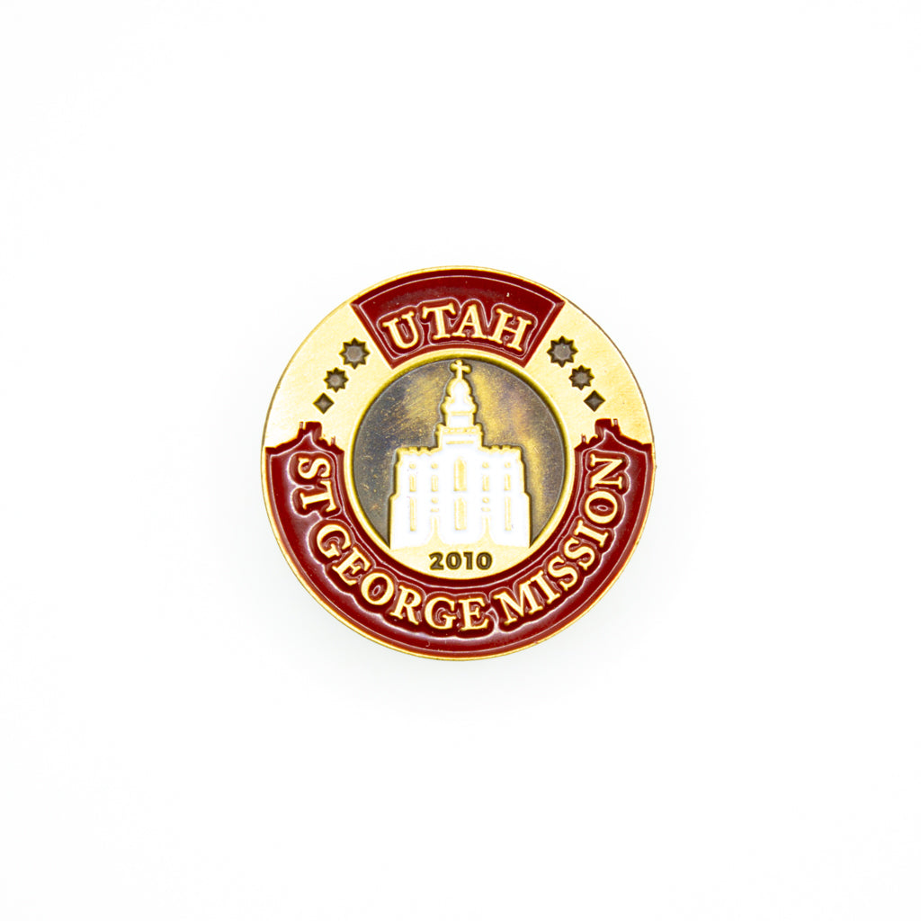 utah st george mission pin