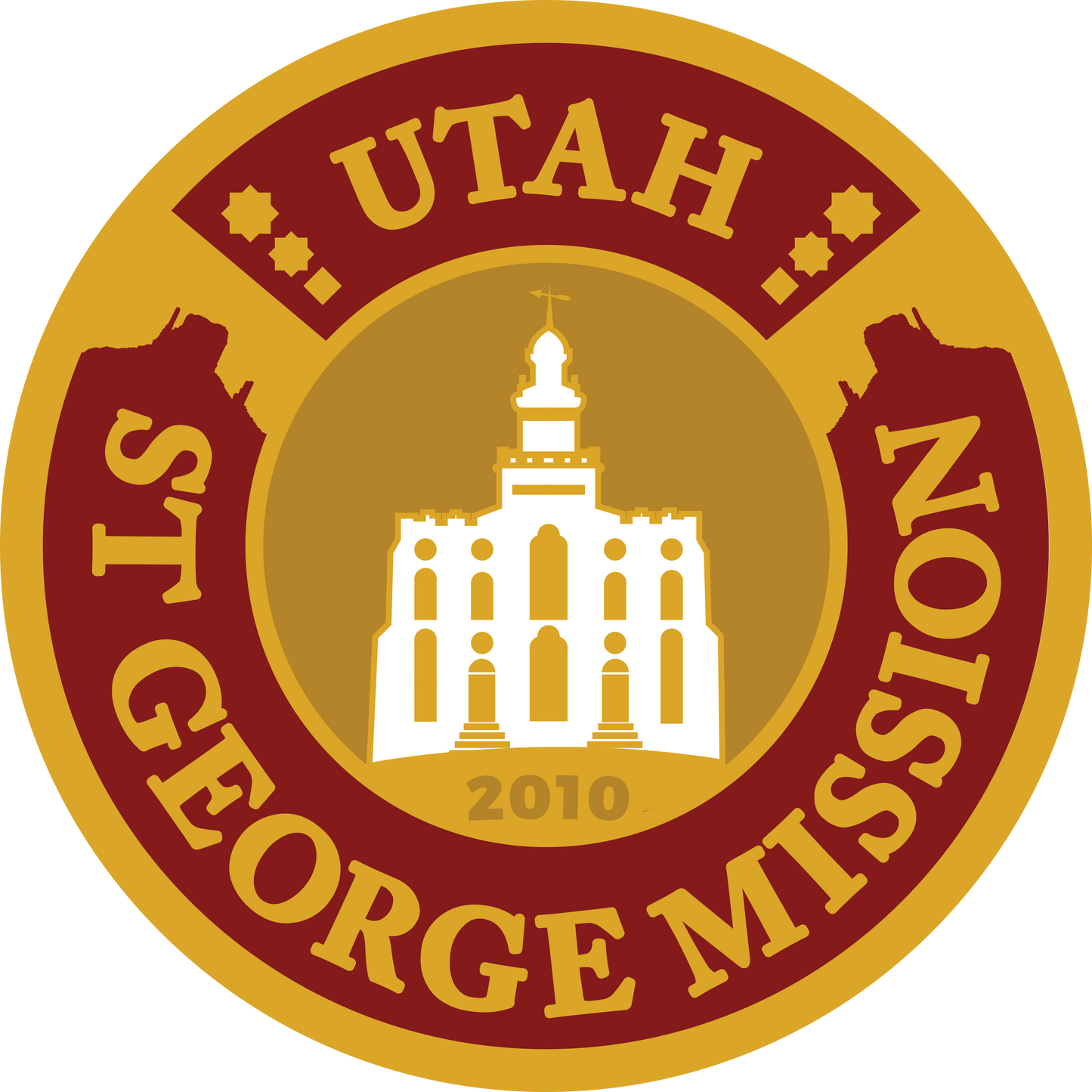 utah st george mission decal