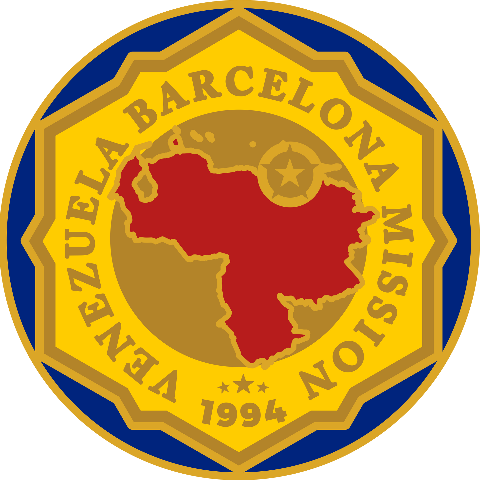 venezuela barcelona mission decal