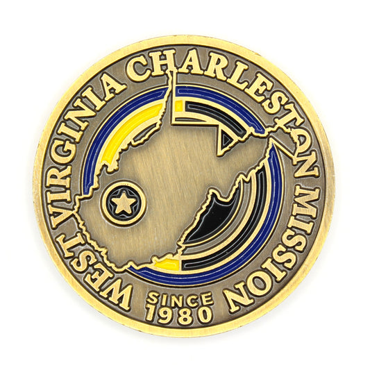 west virginia charleston mission coin